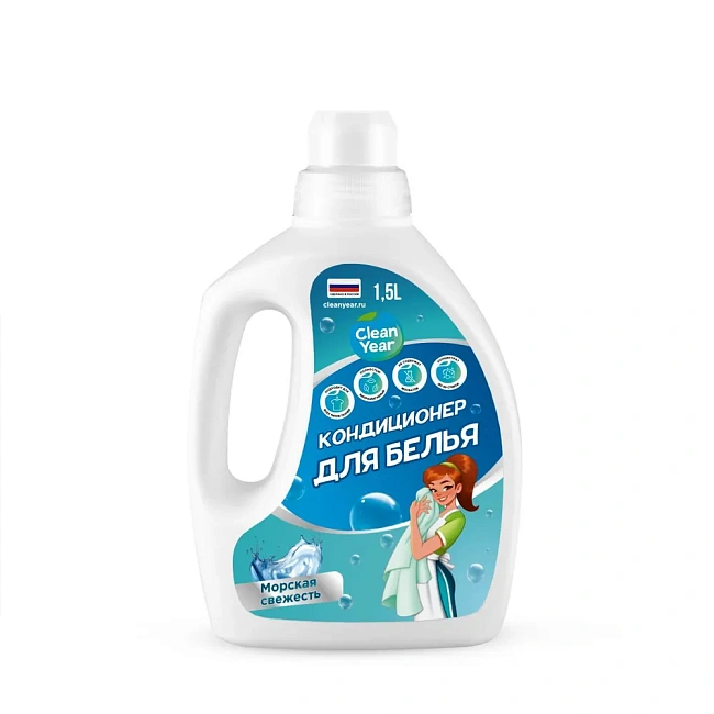 картинка Кондиционер для белья, 1.5 л "Морская свежесть" магазин SkyShop являющийся официальным дистрибьютором в России 